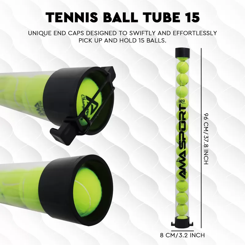 transparent tennis ball hopper uses